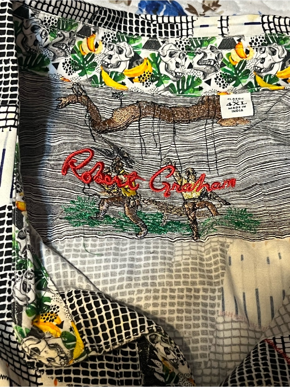 Robert Graham Men’s 4XL Multicolor Button Up Shirt - Picture 3 of 6